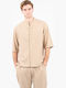 Μακρυμάνικo Overshirt Morrone Beige 300-26-MORRONE