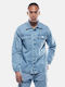Μακρυμάνικo Τζιν Overshirt Blue