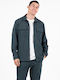 Μακρυμάνικo Τζιν Overshirt Dark Slate