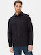 Μακρυμάνικo Τζιν Overshirt Σκουρο Μπλε