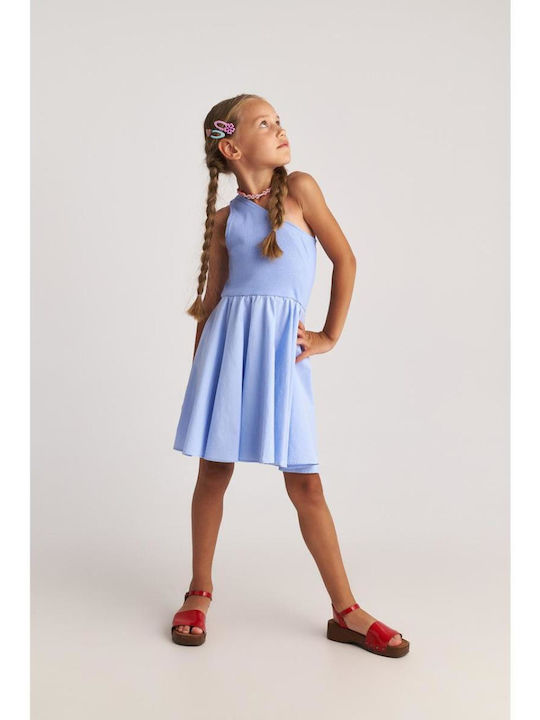 Mädchenkleid Hellblau