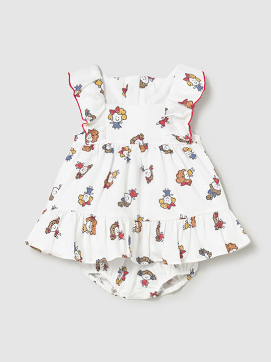 Mayoral Mädchenkleid Weiß