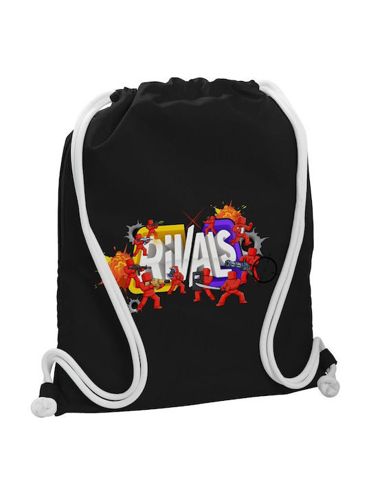 Koupakoupa Roblox Rivals Kids Backpack Black 48x40cm KP_33203_gymbag-bb-black