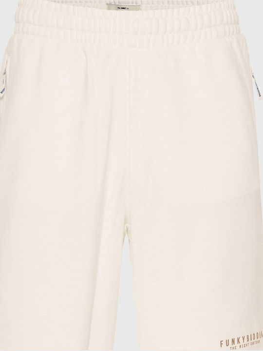 Funky Buddha Sports Men's Bermuda Beige