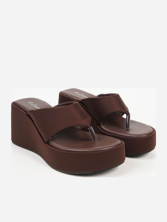 Piazza Shoes Sommer Damenplattformen Braun