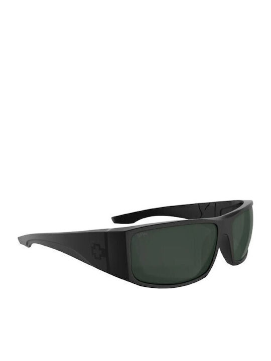 Spy Unisex Sunglasses with Black Horn-Rimmed Frame and Black Polarized Lens 6700000000285
