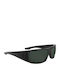Spy Unisex Sunglasses with Black Horn-Rimmed Frame and Black Polarized Lens 6700000000285