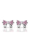 Paraxenies Детски Обици Studs с Камъни от Сребро