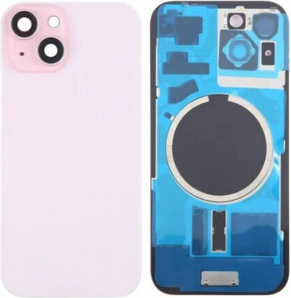 Apple Iphone 15 Plus Backcover Magsafe+camera Lens Pink Grade A