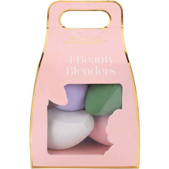 Tri-Coastal Design Set Cu Bureței De Machiaj Pentru Fundație 4 Bucăți