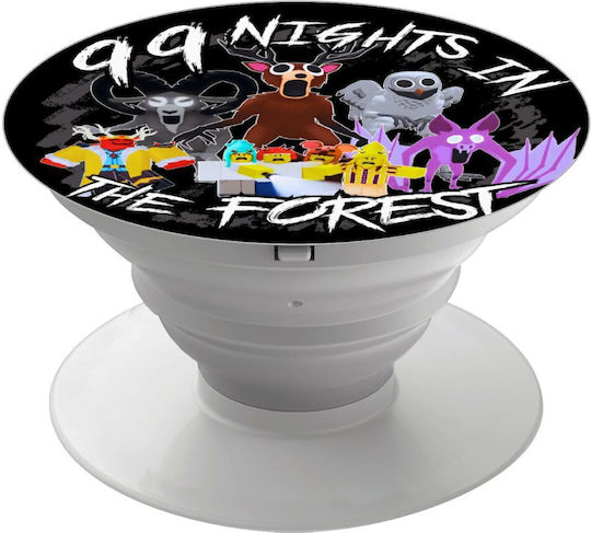 Roblox 99 Nights In Forest Phone Holders Stand Λευκό Βάση Στήριξης Κινητού Στο Χέρι