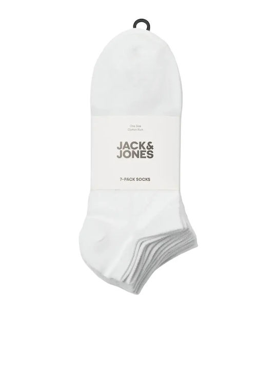 Jack & Jones Herren Socken Weiß 7er Pack