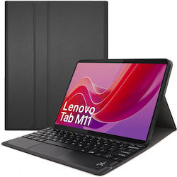 Bluetooth Keyboard Case Touchpad Lenovo Tab M11 Black