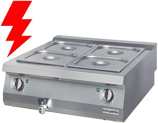 Oztiryakiler Bain Marie Comercial Electric 2kW
