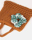 Scrunchy Rayon Größe One Size Grün Druck