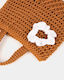 Scrunchy Rayon Größe One Size Weiß