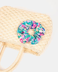 Scrunchie Rayon Mărime One Size Roz Imprimeu
