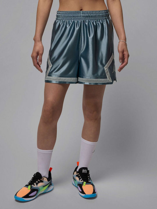 Jordan Women's Shorts Dri-Fit Blue Metallic
