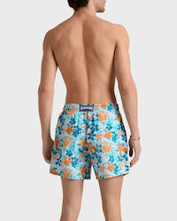 Vilebrequin Men's Swimwear Shorts Light Blue Floral