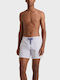 Men's Swimwear Shorts White with Prints