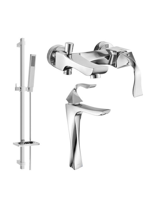 Mexen Thermostatic Shower Mixing Faucet Complete Set
