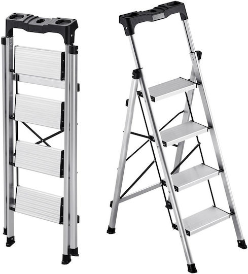 Vevor Aluminum Ladder with 4 Steps