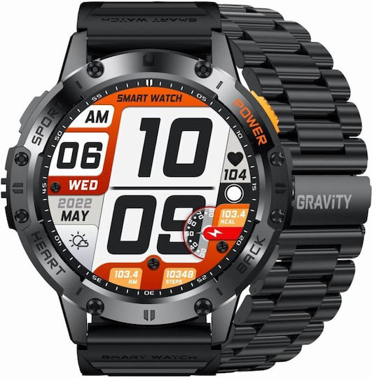 Smartwatch Gravity Gt22-1 Schwarz Gt22