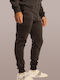 Herren-Sweatpants mit Elastik Gray Anthrazit
