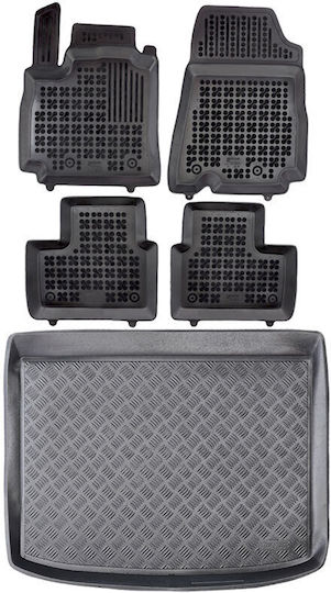 Car Floor Mats Trunk Set Renault Kadjar Non-Slip Bottom 5 Pieces