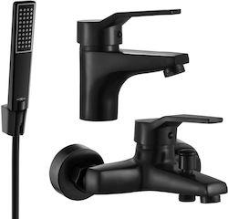 Mexen Thermostatische Mischbatterie für Dusche Komplettes Set Schwarze
