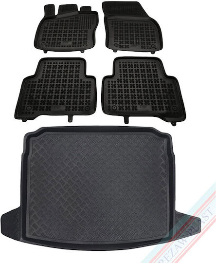Floor Mats Trunk Set Volkswagen Tiguan Ii 4x4 Without Spare 5 Pieces