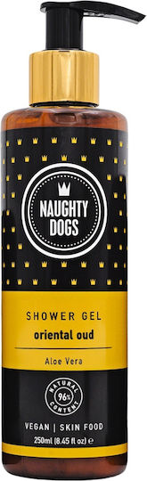 Naughty Dogs Oriental Oud Bubble Bath in Gel & Woody Scent 250ml