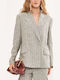 Colcci Women's Double Breasted Blazer Gray