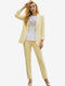 Derpouli Women's Blazer Banana