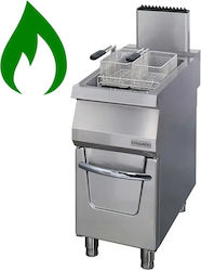 Oztiryakiler Friteuză Pe Gaz 22kW Capacitate 22l 40x90x85cm