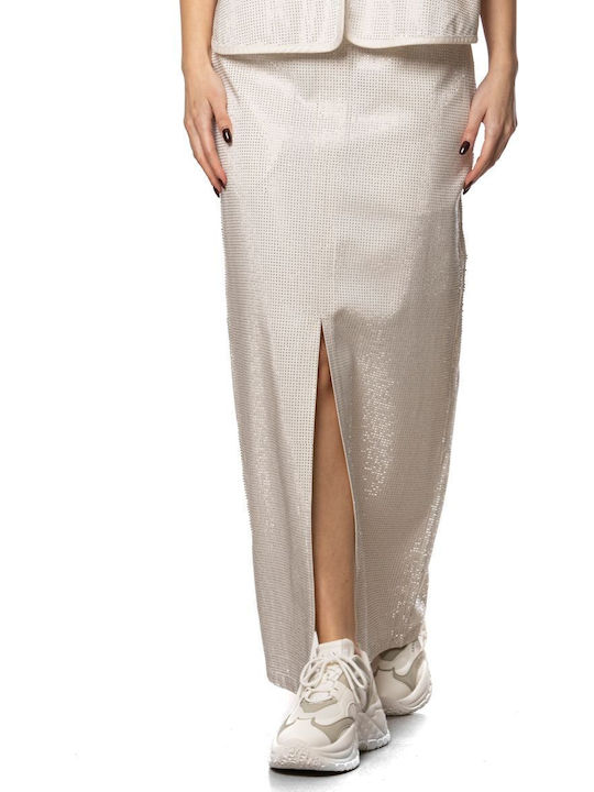 Maxi White Skirt