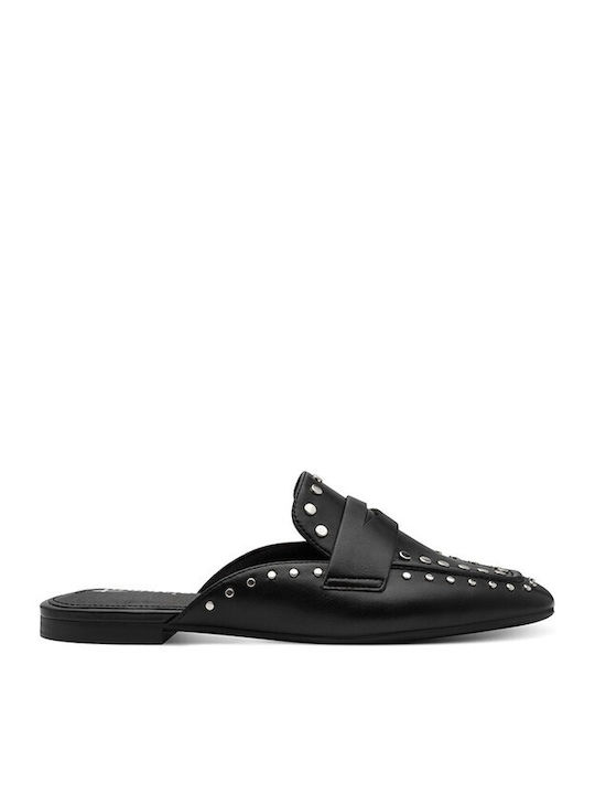 Flat Damen Pantoletten in Schwarz Farbe