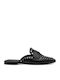 Flat Damen Pantoletten in Schwarz Farbe