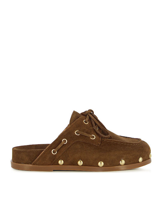 Alpe Brown Women's Mules