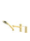 Deante Mixing Bathtub Faucet Thermostatic Complete Set Gold