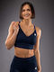 Women's Athletic Sports Bra Navy Blue