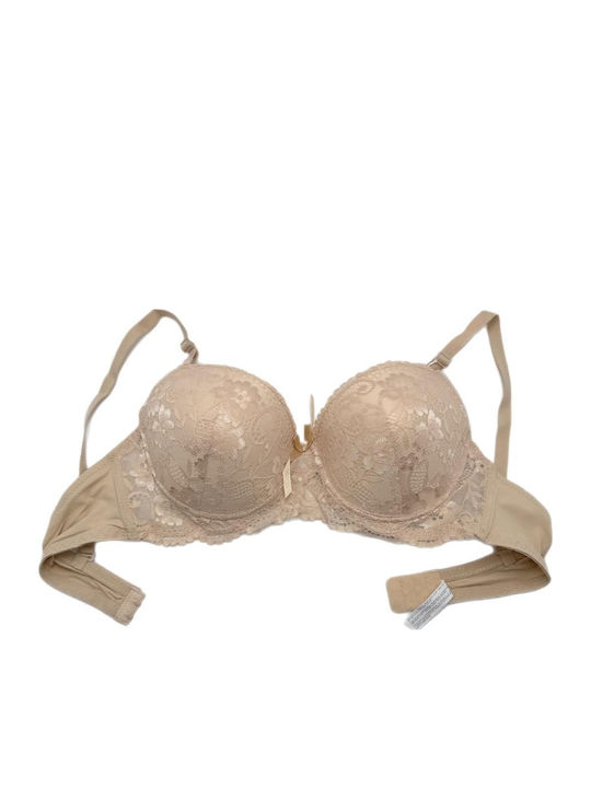 Harvest & Cloud Beige Bra with Light Padding