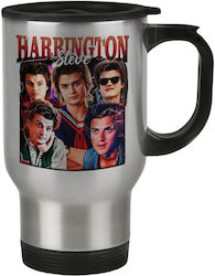 Steve Harrington Stranger Things Travel Mug Sta...