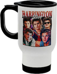Steve Harrington Stranger Things Travel Mug Sta...
