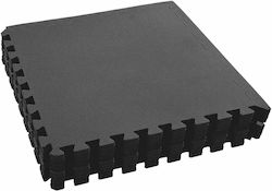 vidaXL Δάπεδα Παζλ Γυμναστηρίου 60x60x1cm 12τμχ Μαύρα vidaXL Δάπεδα Παζλ Γυμναστηρίου 60x60x1cm 12τμχ Μαύρα