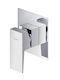 Omnires Eingebaute Wasserhähne Mixer & Versorgungsset für Dusche Silber