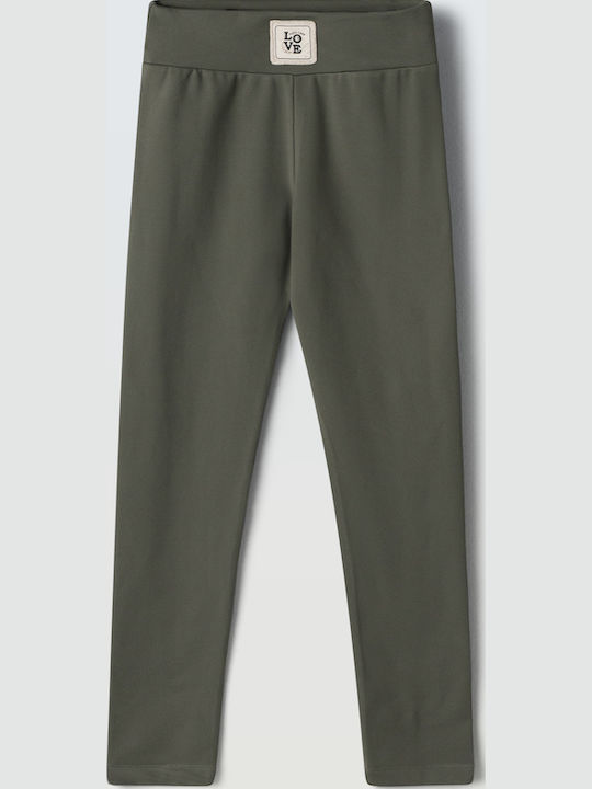 Evita Kinderleggings Lang Grün