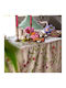 Tessitura Toscana Telerie Linen Tablecloth Petits Green 140x170cm