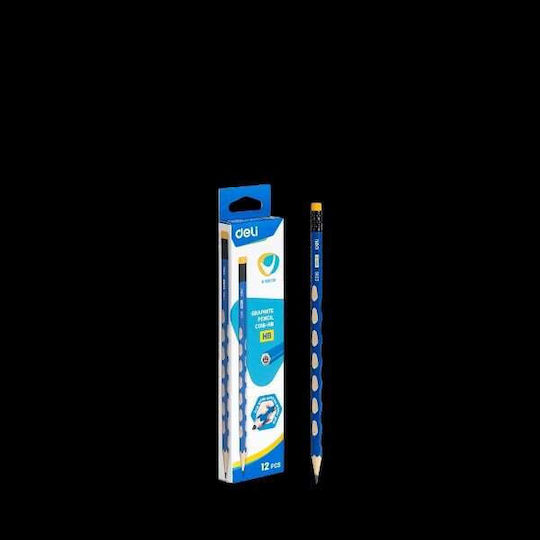 Deli Μολυβι Γομα Hb Blister U-touch Ec016-hb Μπλε