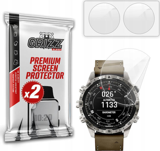 Grizzglass Ceramicfilm Керамичен Защитен Екран Garmin MARQ Поколение 2